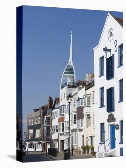 Old Portsmouth with the Spinnaker Tower Behind, Portsmouth, Hampshire, England, UK, Europe-Ethel Davies-Premier Image Canvas