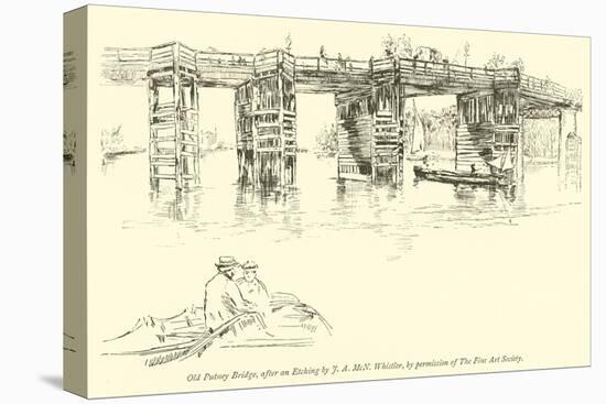 Old Putney Bridge-James Abbott McNeill Whistler-Premier Image Canvas