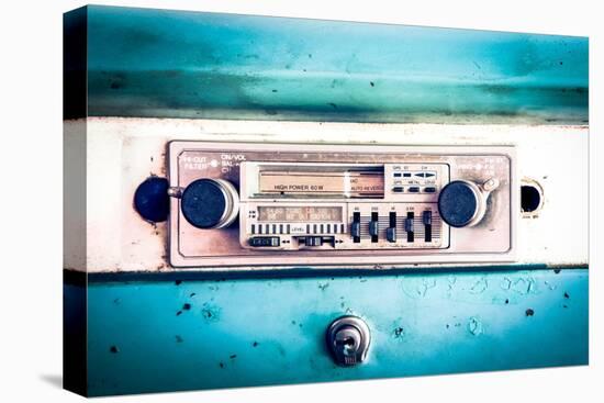 Old Radio in Vintage Car-Sasiistock-Premier Image Canvas