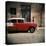 Old Red Car, Havana, Cuba, West Indies, Central America-Lee Frost-Premier Image Canvas