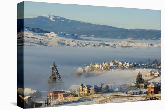 Old Relics Of Historic Mines Rise Above The Clouds In Butte, Montana-Austin Cronnelly-Premier Image Canvas