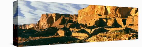 Old Ruins at Archaeological Site, Chetro Ketl, Chaco Culture National Historic Park-null-Premier Image Canvas