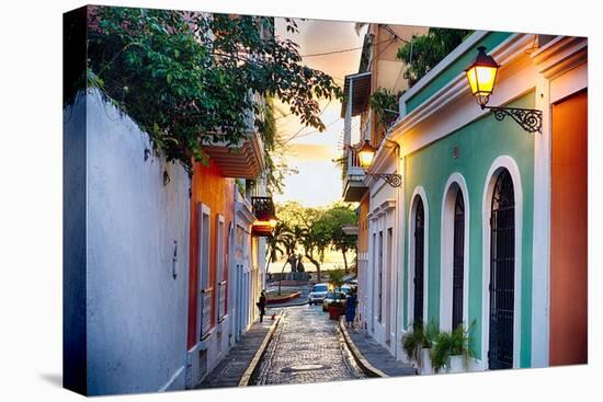 Old San Juan Sunset Glow-George Oze-Premier Image Canvas