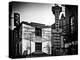 Old Shops and Stores in Philadelphia, Pennsylvania, United States, Black and White Photography-Philippe Hugonnard-Premier Image Canvas