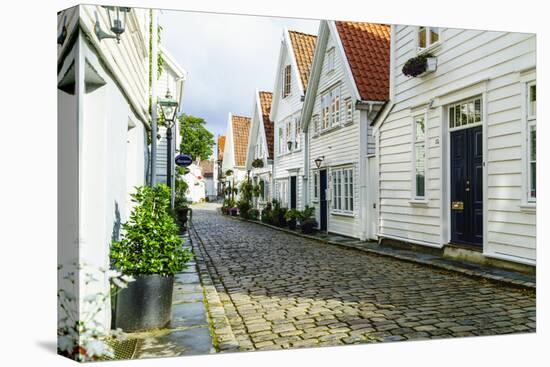 Old Stavanger (Gamle Stavanger) - About 250 Buildings Dating from Early 18th Century, Norway-Amanda Hall-Premier Image Canvas
