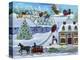 Old Stone Inn at Christmas Time-Cheryl Bartley-Premier Image Canvas
