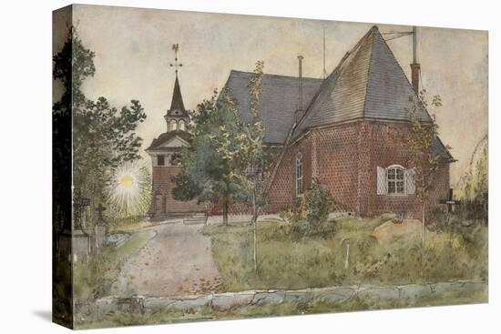 Old Sundborn Church, from 'A Home' series, c.1895-Carl Larsson-Premier Image Canvas
