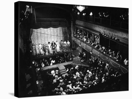 Old Time Music Hall Show-null-Premier Image Canvas