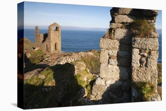 Old Tin Mine Workings, Botallack, Pendeen,Cornwall, England-Paul Harris-Premier Image Canvas