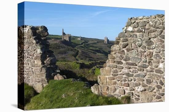 Old Tin Mine Workings, Botallack, Pendeen,Cornwall, England-Paul Harris-Premier Image Canvas