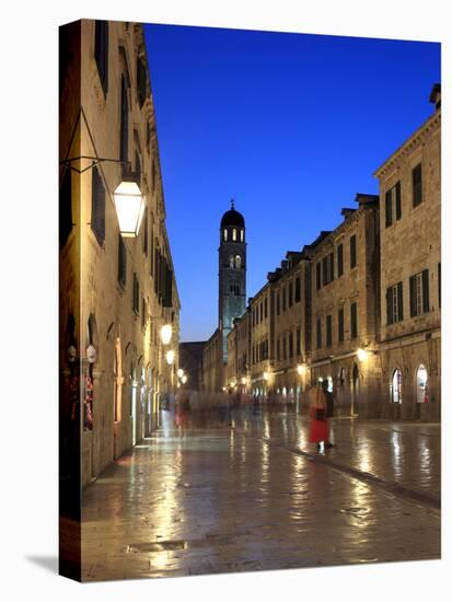 Old Town in the Evening, Stradun, Dubrovnik, Dalmatia, Croatia-Ivan Vdovin-Premier Image Canvas