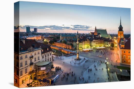Old Town Panorama of Warsaw-Jacek Kadaj-Premier Image Canvas