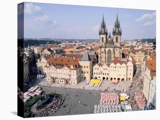 Old Town Square and Tyn Church, Prague, Czech Rebublic-Peter Thompson-Premier Image Canvas