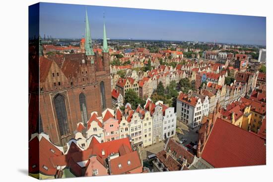 Old Town with Church of St. Mary in Gdansk, Gdansk, Pomerania, Poland, Europe-Hans-Peter Merten-Premier Image Canvas