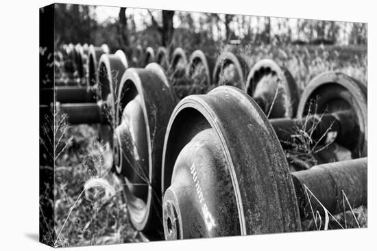 Old Train Wheels-George Oze-Premier Image Canvas