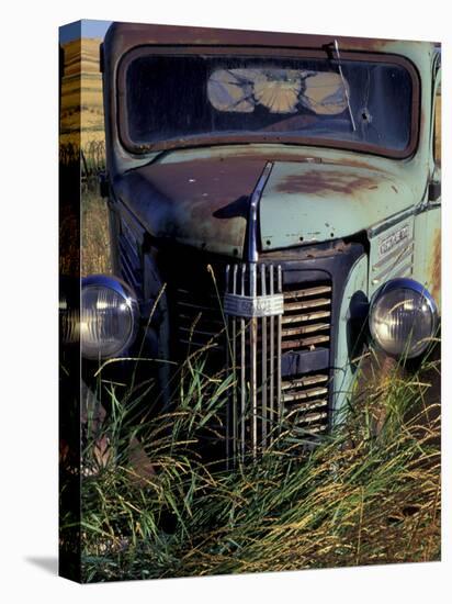 Old Truck in Field, Gennesse, Idaho, USA-Darrell Gulin-Premier Image Canvas