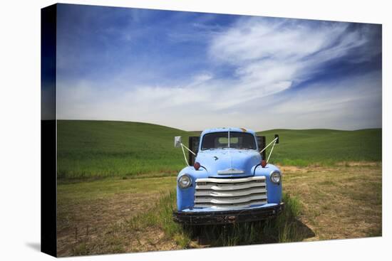 Old Truck Palouse-Jason Savage-Stretched Canvas
