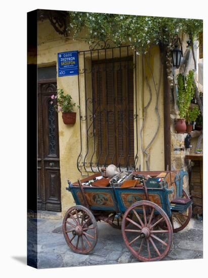 Old Wagon Cart, Chania, Crete, Greece-Darrell Gulin-Premier Image Canvas