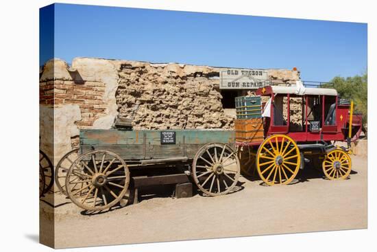 Old Wagons, Old Tucson Studios, Tucson, Arizona, USA-Jamie & Judy Wild-Premier Image Canvas