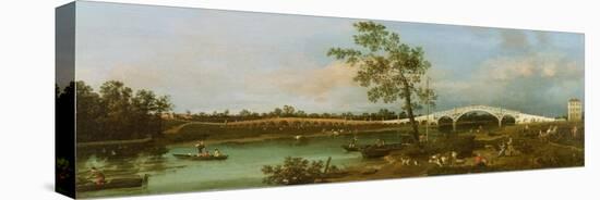 Old Walton's Bridge, 1755-Canaletto-Premier Image Canvas