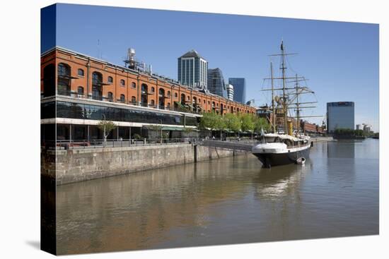 Old warehouses and office buildings from marina of Puerto Madero, San Telmo, Buenos Aires, Argentin-Stuart Black-Premier Image Canvas