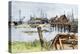 Old Wharves in Wellfleet, Cape Cod, 1880s-null-Premier Image Canvas