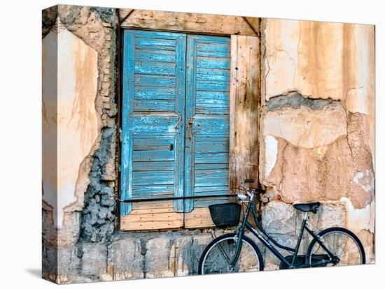 Old Window and Bicycle-George Digalakis-Premier Image Canvas