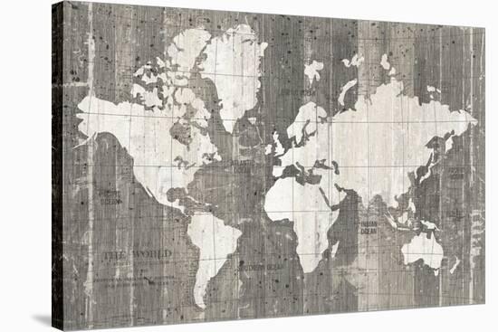 Old World Map Neutral-Wild Apple Portfolio-Stretched Canvas