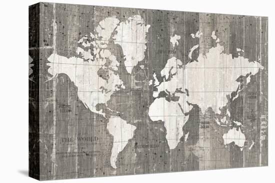 Old World Map Neutral-Wild Apple Portfolio-Stretched Canvas