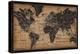 Old World Map-null-Stretched Canvas