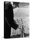 Older Man Feeding Birds Perched on a Fence in Hyde Park-Cornell Capa-Premier Image Canvas