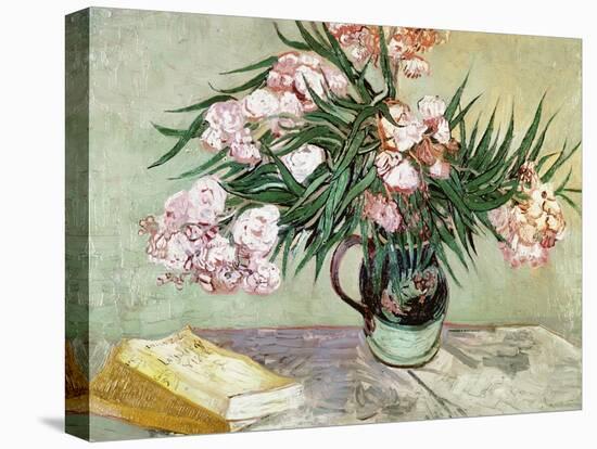 Oleanders and Books, 1888-Vincent van Gogh-Premier Image Canvas