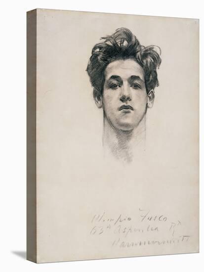 Olimpio Fusco, C.1900-10 (Charcoal & Stump on Paper)-John Singer Sargent-Premier Image Canvas