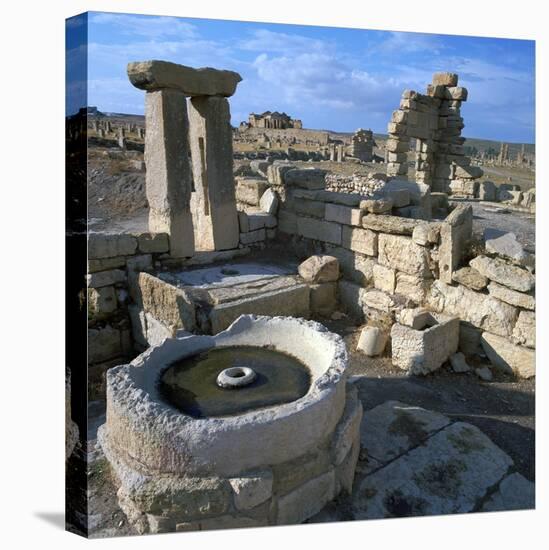 Olive or Wine Press in the Roman City of Suffetula, 2nd Century-CM Dixon-Premier Image Canvas