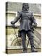 Oliver Cromwell Statue Next to Westminster Abbey, London, England-null-Premier Image Canvas