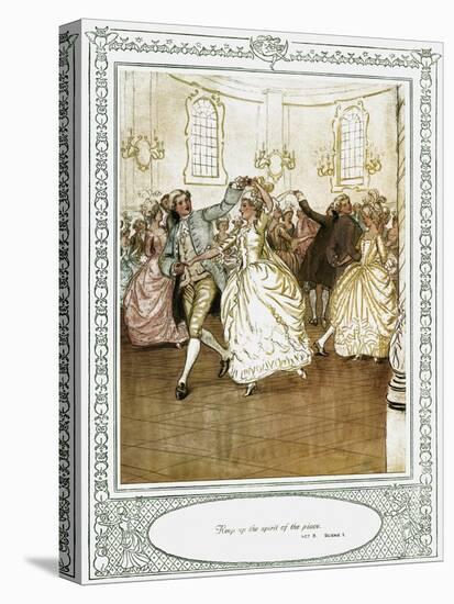 Oliver Goldsmith 's play She Stoops to Conque-Hugh Thomson-Premier Image Canvas