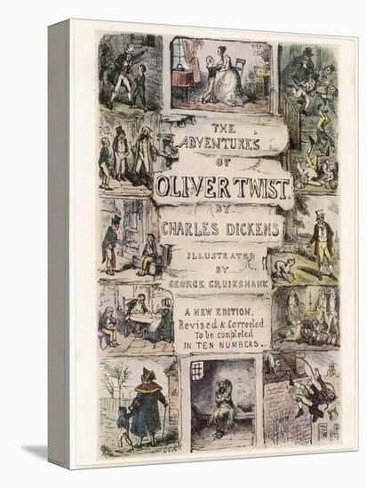 Oliver Twist by Charles Dickens-George Cruikshank-Premier Image Canvas