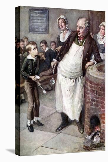 Oliver Twist by Charles Dickens-Harold Copping-Premier Image Canvas