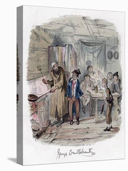 Oliver Twist, C1838-George Cruikshank-Premier Image Canvas