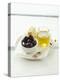 Olives, Olive Oil and White Bread-null-Premier Image Canvas