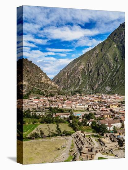 Ollantaytambo, elevated view, Sacred Valley, Cusco Region, Peru, South America-Karol Kozlowski-Premier Image Canvas