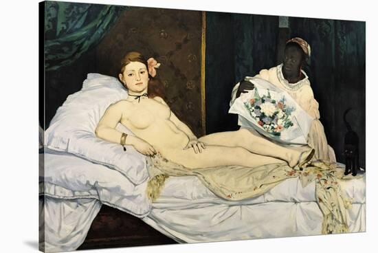 Olympia, 1863-Edouard Manet-Premier Image Canvas