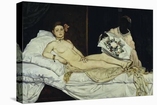 Olympia, c.1863-Edouard Manet-Premier Image Canvas