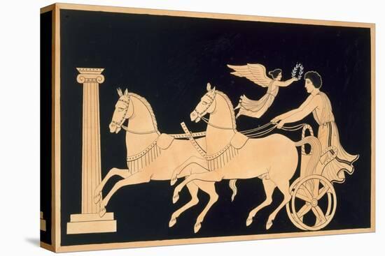 Olympian Charioteer Crowned with a Laurel Wreath, Published 1808-10 (Colour Litho)-French-Premier Image Canvas