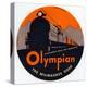 Olympian, the Milwaukee Road: Electrified over the Mountains-null-Premier Image Canvas