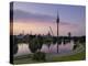 Olympiapark and Olympiaturm at Dusk, Munich, Bavaria, Germany, Europe-Gary Cook-Premier Image Canvas