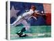 Olympic Baseball-Michael Dudash-Stretched Canvas