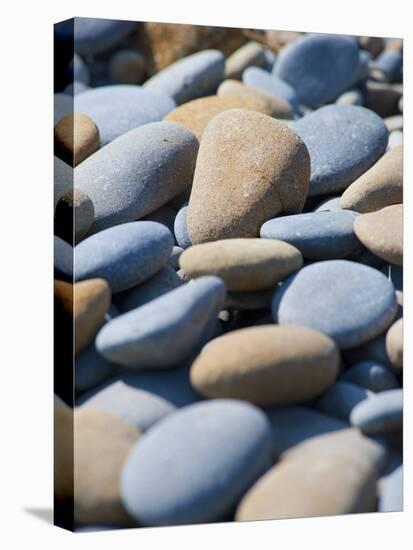 Olympic National Park, Wa: Blue and Brown Stones Found on Ruby Beach-Brad Beck-Premier Image Canvas