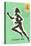 Olympic Runner, 1956-null-Stretched Canvas