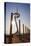 Olympic tower on Montjuic in Barcelona, Catalonia, Spain-null-Stretched Canvas